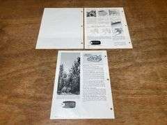 (3) John Deere Industrial Spec Sheets