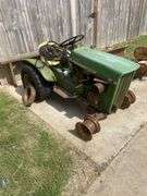 1968(?) John Deere 110 Hydraulic Lift Project w/ Attachments