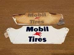 NOS -  Mobil Pegasus Gas Station Tire Display Rack