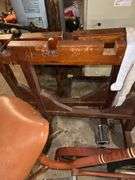 Vintage Exercise Bike & Quilting Table Legs (??)