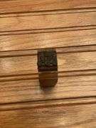 (2) John Deere Printers Block + Ink Stamp