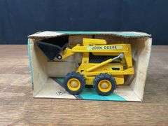 (2) 1/16 John Deere Skid Loader + BI NIB Ertl