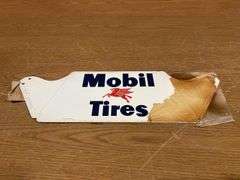 NOS -  Mobil Pegasus Gas Station Tire Display Rack