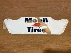 NOS -  Mobil Pegasus Gas Station Tire Display Rack