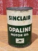 (3) NOS Sinclair Opaline Motor Oil Cans