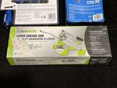 (3) Screwdrivers, Ratchets, Grease Gun NIB
