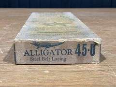 Vintage Alligator Belt Lacing