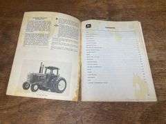 (4) John Deere Tractor Operators Manuals
