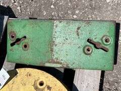 (2) John Deere Slab Weights with Bracket