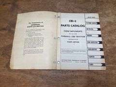 (4) IH Tractor Parts Catalogs