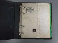 (2) John Deere Technical Information Binders
