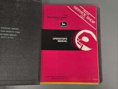 (2) John Deere Technical Information & Operator's Manuals Binders