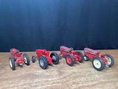 (4) 1/16 IH Tractors Ertl