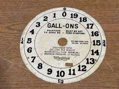 Wayne Clockface Pump Dials