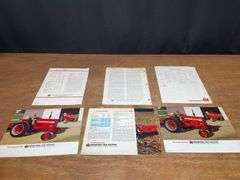 (6) IH Tractor Sales Literature