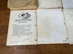 (8) IH Plow Manuals