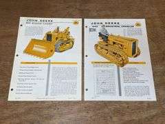 (2) John Deere 440 + 831 Industrial Crawler Spec Sheets