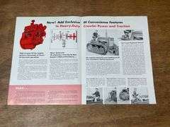 (2) IH T-340 Crawler Sales Literature