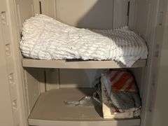 Cabinet and Linens