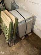 Ironing Board, Lawn Chairs, Dehumidifer, and ShopVac