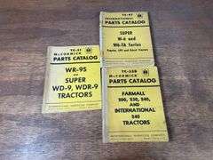 (3) IH Tractor Parts Catalogs
