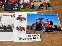 (10) Massey Ferguson Tractor Sales Literature