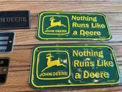 (5) John Deere Tags + License Plates