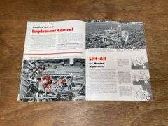 (2) IH Farmall Super C + Super H Sales Literature