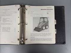 John Deere Information Library Binder For Mowers, Snowmobiles, Skid-Steers, & More