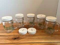 (5) John Deere Credit Mug Banks
