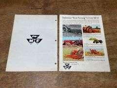 (2) MF 50 + 65 Tractor Sales Literature