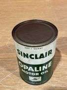 (3) NOS Sinclair Opaline Motor Oil Cans