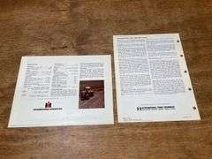 (2) IH 4166 Sales Literature