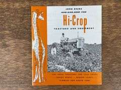 (3) John Deere Sale Literature Reprints