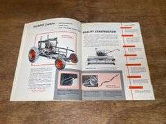 (5) AC Gleaner Combine Sales Literature + Manual