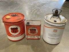 (3) Phillips 66 Oil Cans