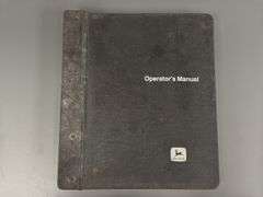 (2) John Deere Technical Information & Operator's Manuals Binders