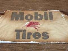 NOS -  Mobil Pegasus Gas Station Tire Display Rack