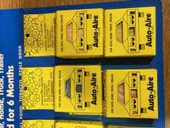 Display for packages of "Auto-Aire" deodorizers