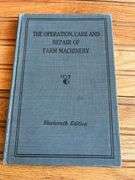 (3) John Deere Operation, Care, + Repair of Farm Machinery Books