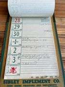 1953 John Deere Weekly Memo Calendar