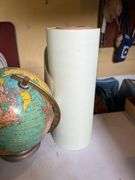 Globe and Paper Roll