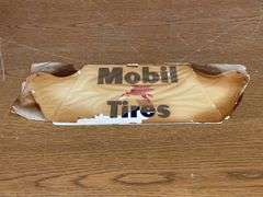 NOS -  Mobil Pegasus Gas Station Tire Display Rack