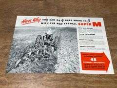 (2) IH Farmall Super M Tractor Sales Literature