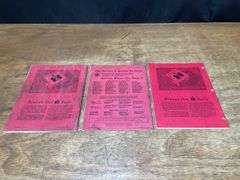 (3) Farmall Tractor Operators Manuals