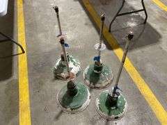 (4) Green Industrial lights