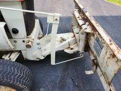 1969 John Deere 110 Patio Orange w/ Mower Deck & Front Blade