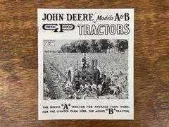 (3) John Deere Sale Literature Reprints