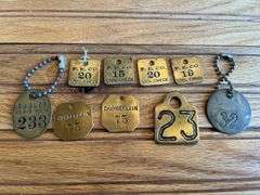 (9) Tool Tags