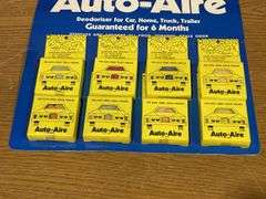 Display for packages of "Auto-Aire" deodorizers